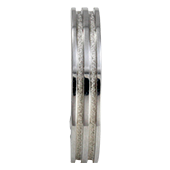 Aliança de aço para namoro - 5 mm