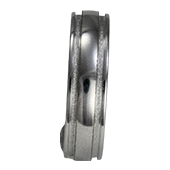 Aliança de aço para namoro - 6 mm