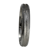 Aliança de aço para namoro - 4 mm