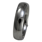 Aliança de aço para namoro - 5 mm