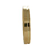 Aliança Folheada para noivado ou casamento - 4 mm