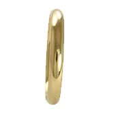 Aliança Folheada para noivado ou casamento - 3 mm