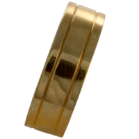 Aliança para noivado ou casamento de moeda - 8 mm