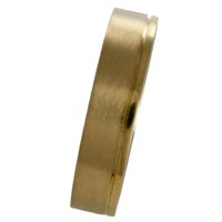 Aliança para noivado ou casamento de moeda - 6 mm