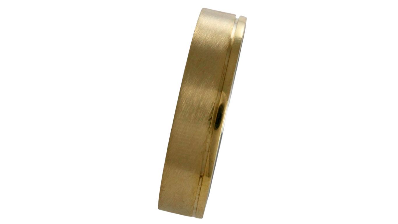 Aliança para noivado ou casamento de moeda - 6 mm