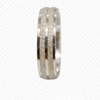 Aliança de prata 925 para namoro 6 mm