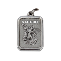 Medalha de São Miguel em aço